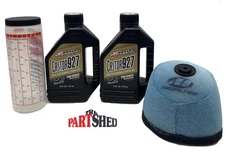 Kawasaki KX85 KX80 KX112 KX100 Air Filter With 2 Stroke Oil & Quick Mix Bottle