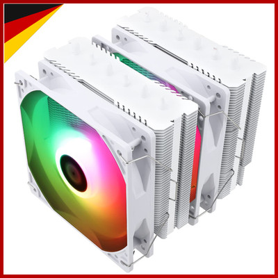 CPU Kühler Peerless Assassin 120 SE ARGB Weiß 120mm 6 Heatpipes für AM4 AM5