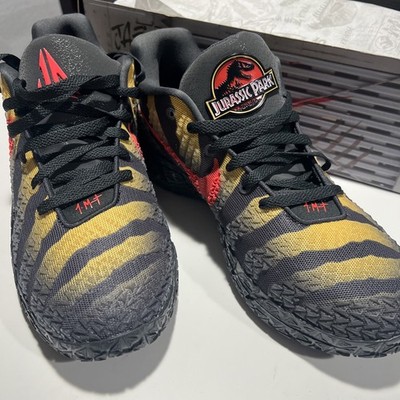 Size 10.5 Nike JA 3 Mens Black Yellow Red Jurassic Park Raptor Zoom IU7240 001 