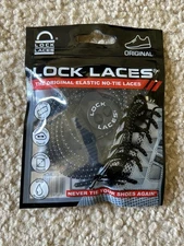 Lock Laces Black One Size Fits All Never Tie Your Shoes Again
