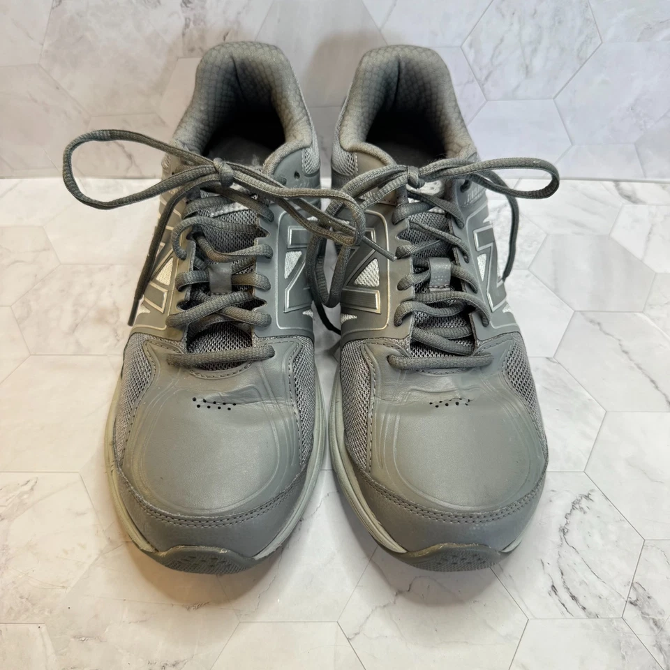 Tênis de caminhada New Balance 847 v3 feminino cinza prata tamanho 10.5 fabricado nos EUA em excelente estado usado - Imagem 4 de 4