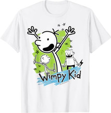 Camiseta Diary of a Wimpy Kid Greg Heffley Cartoon Stick Personajes