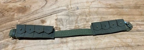 Vintage 1960's 1964 G.I.Joe Hasbro Ammo belt and Clip