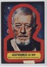 1977 Star Wars Stickers Alec Guinness Obi-Wan Kenobi as Ben 