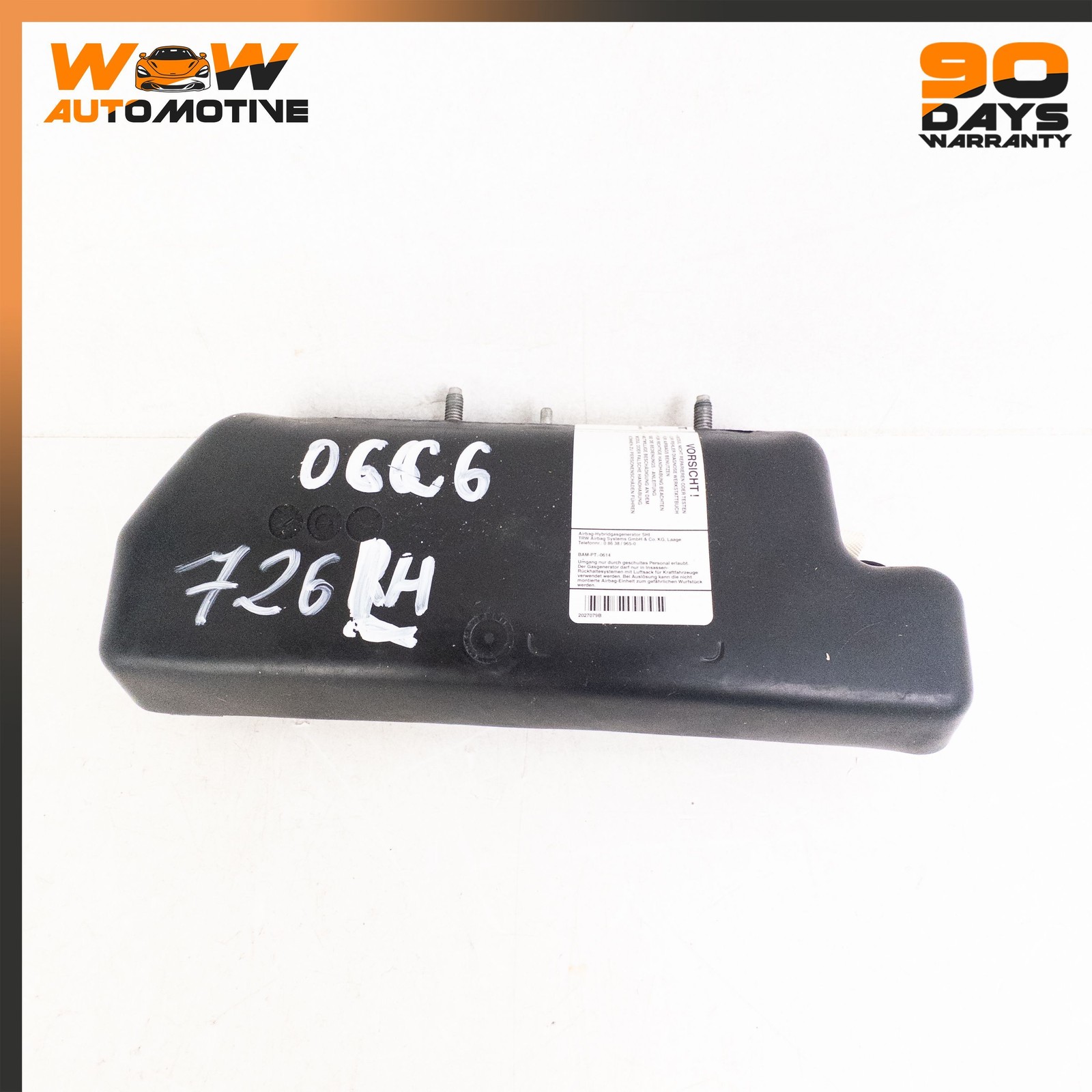 04-13 CHEVROLET CORVETTE C6 XLR FRONT LEFT DRIVER SIDE SEAT CRASH MODULE OEM