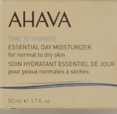 AHAVA Time To Hydrate Essential Day Moisturizer Normal to Dry Skin 1.7 floz NEW