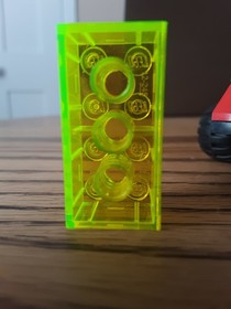 Vintage LEGO Classic Space 1478 MTron  w/ RARE Transparent Neon Green 2x4 Brick!