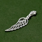 925 Sterling Silver Wing Charm, Angel Wing Pendant, Silver Jewellery, For Her