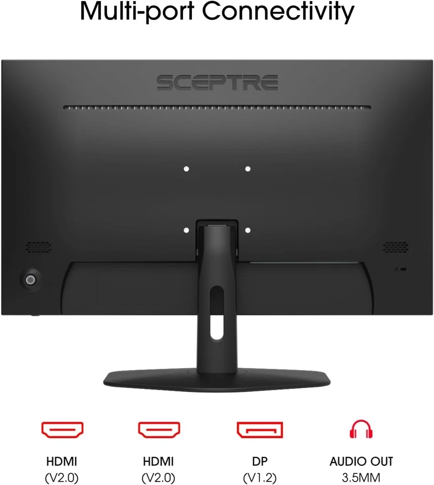 Sceptre 27" Gaming Monitor 100Hz 1ms DisplayPort HDMI x2 100% sRGB AMD - NEW - Image 3 of 4