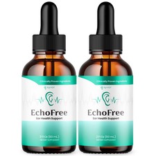  2 Pack EchoFree Ear Drops For Tinnitus Supports, Ear Relief Echo Free Drops