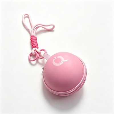2PcsPink Bath Bomb Set with Portable Storage Case & Lanyard Home Spa Shower Gift