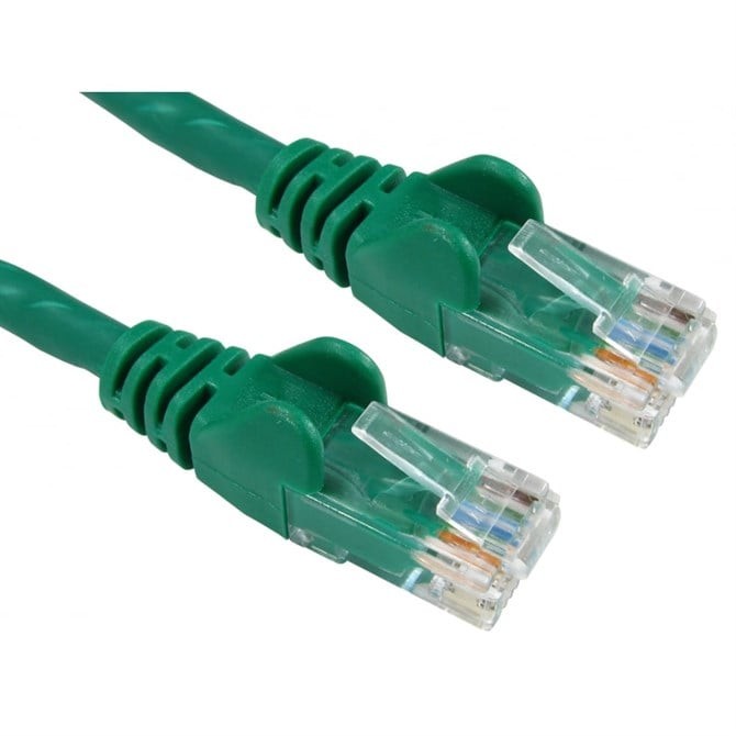 Cables Direct Cat6 2m LSOH networking cable U/UTP UTP Green