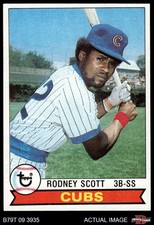 1979 Topps #86 Rodney Scott Cubs 8 - NM/MT