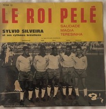 FOOTBALL -BRASILE PELE' disco Vinile 45 giri anni '60 di Sylvio Silveira