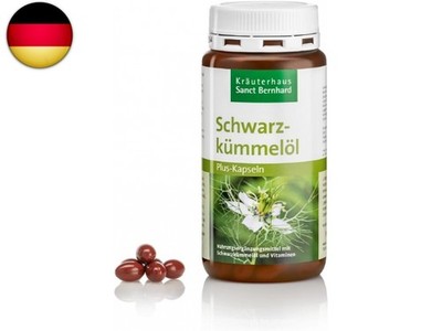 Sanct Bernhard Schwarzkümmelöl-Plus-180 Kapseln, 1er Pack (1 x 129 g)