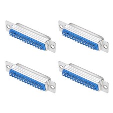 VGA Connector 25-pin 2-Row Female Serial Port Terminal Breakout Pack of 4