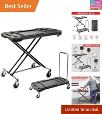Multi-Use Work Table Dolly Cart - Height Adjustable and Portable for All Tasks
