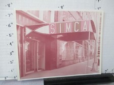 vintage photo 1958 SIMCA agency office French...