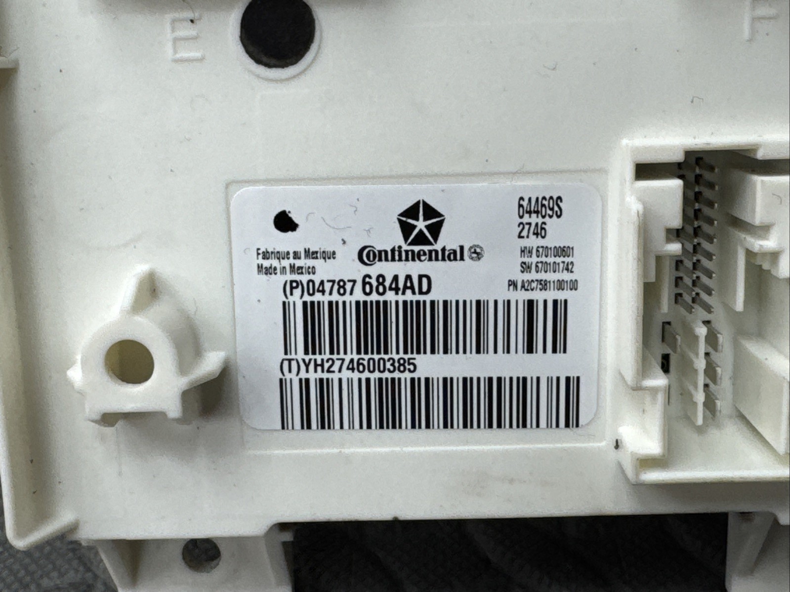 OEM Maserati Quattroporte M156 Body Control Module BCM 04787684AD 2014-2017