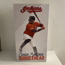 ⚾️ NEW CLEVELAND INDIANS BOBBLEHEAD 2020- Carlos Santana, Courtesy Lexus