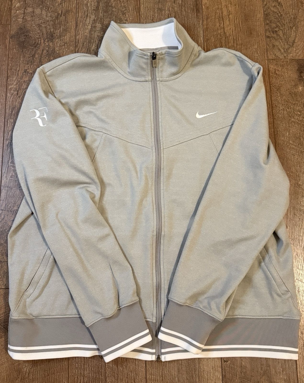 Nike Roger Federer RF 2011 Australian Open N98 Tennis Jacket Grey