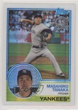 2018 Topps Silver Pack 1983 Design Chrome Update Series Masahiro Tanaka #122 4l3