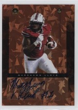 2022 Super Glow 1st Ever Auto Orange Crystals 1/1 Marshawn Lloyd #ML-2 s5q