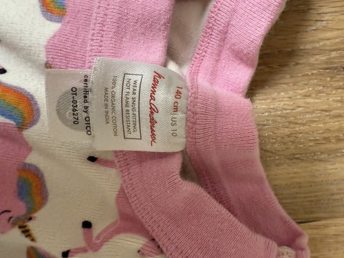 Hanna Andersson Long Pajamas Unicorns Kids 10 - Picture 2 of 2