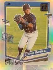 2023 CHRONICLES CLEARLY DONRUSS SP #10 ORELVIS MARTINEZ 1/50 TORONTO BLUE JAYS  