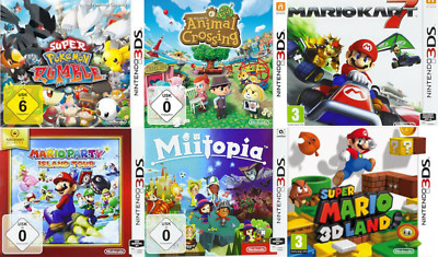 Nintendo 3DS 2DS Spiele Auswahl Modul Game Mario Pokemon Lego Sonic