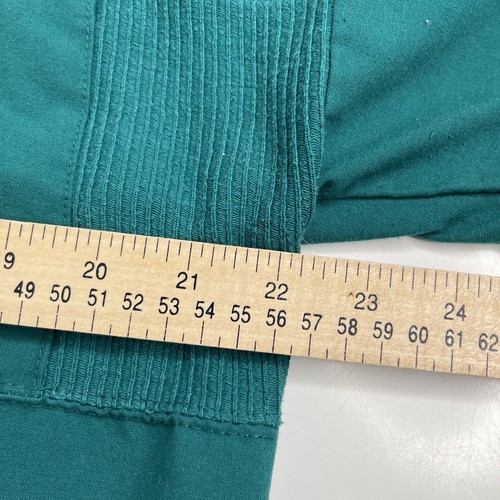 KNIGHTSBRIDGE LARGE PULLOVER POLO SWEATER GREEN TEAL GOLF WEAR VINTAGE Large - Picture 10 of 12