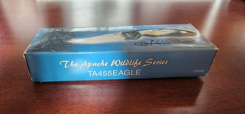NUEVO CUCHILLO DE BOLSILLO The Apache Cutlery Wildlife Series TA455 EAGLE 4 1/2 PLIEGUES - Imagen 3 de 3