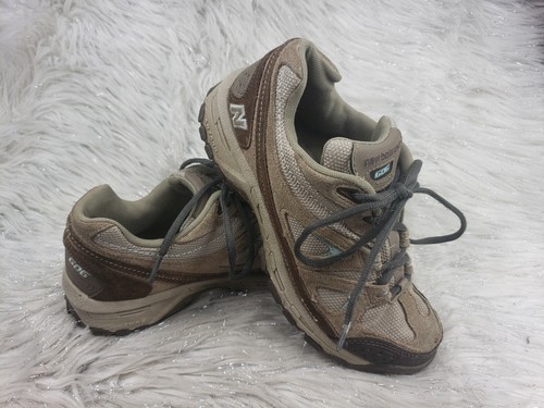 NEW BALANCE WW606BR 606 Brown Leather Outdoor Trail Hiking Shoes Boots Size 7 B - Picture 3 of 6