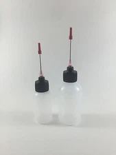 Plastic Squeeze Bottles 1oz, 2oz 1.5" Applicators for Gun Oil