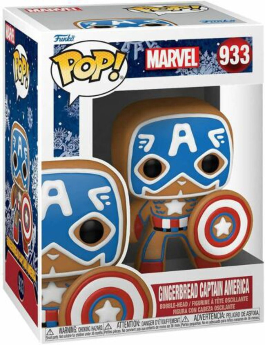 【新品】Funko pop Marvel フィギュア 4体　　保護ケース付 Amazon.com: Funko Pop! Marvel: Blacklight - Captain America - 4PK