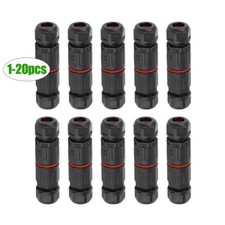 20PCS 2 Pole Core Joint Outdoor IP68 Waterproof Electrical Cable Wire Connector