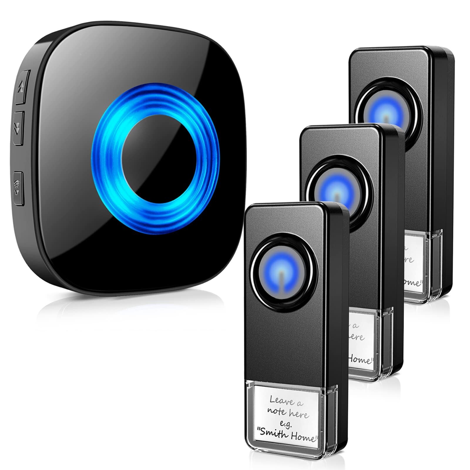Wireless Doorbell PHYSEN Door bell Chimes with Mute Mode, 58 Ringtones&5 Volu...