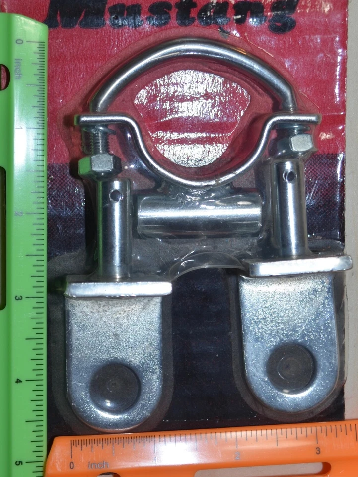 Abrazaderas de asiento de motocicleta Mustang ajuste universal #78004 NUEVO Foto 4 de 4