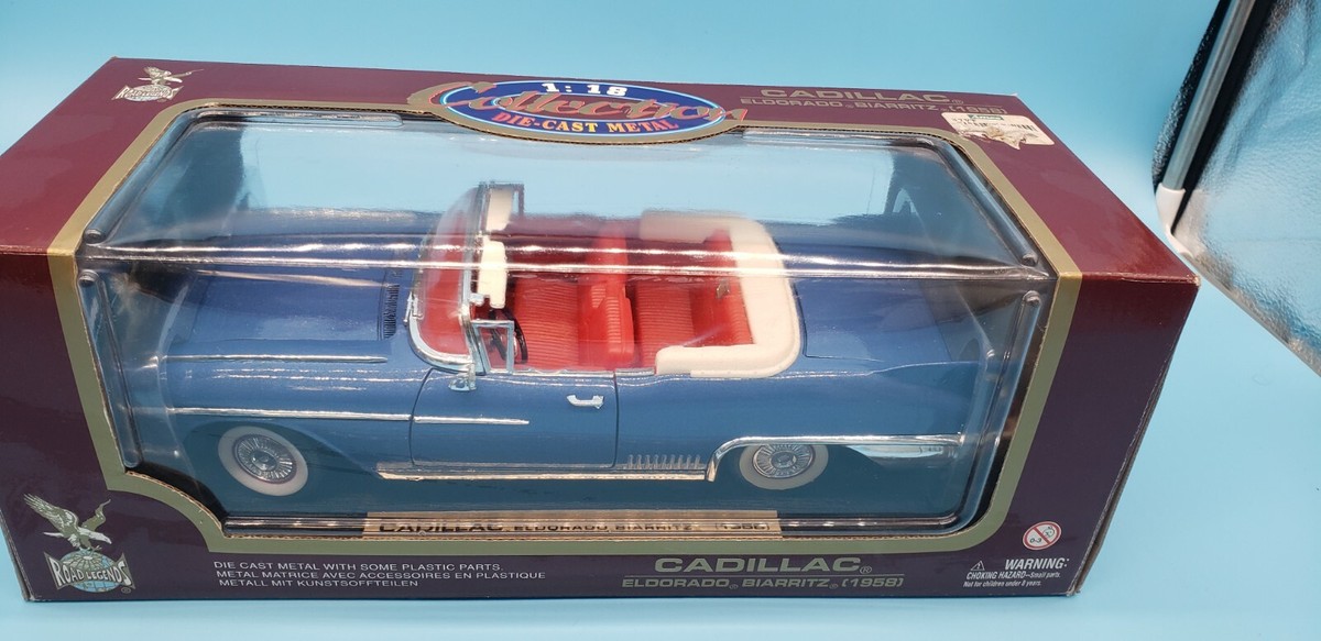 ROAD LEGENDS 1958 CADILLAC ELDORADO BIARRITZ!!! 1/18TH SCALE NEW