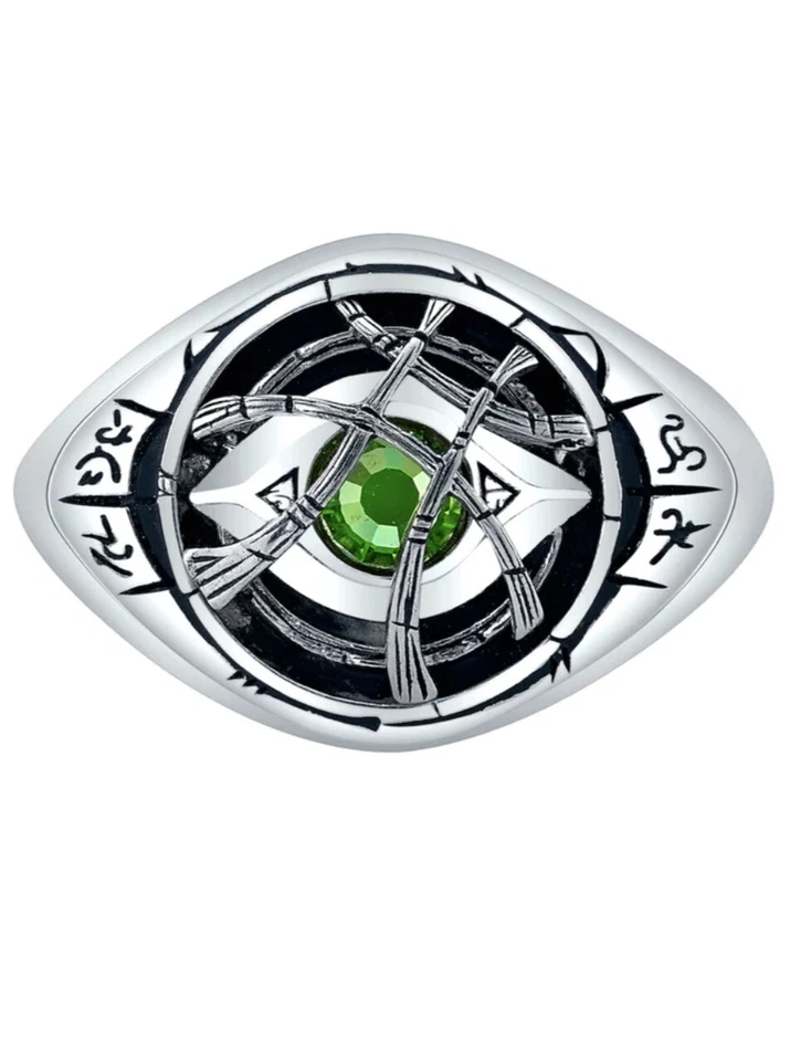 Anel RockLove x Marvel Doutor Estranho Olho de Agamotto tamanho 8 prata esterlina - Imagem 2 de 4