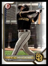 2022 Bowman 1st Edition  Zayed Salinas #BP-122 San Diego Padres Baseball Card