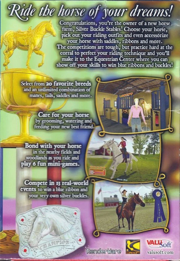 Let's Ride: Silver Buckle Stables PC Game 2007 Windows 10 11 - Image 4 of 4