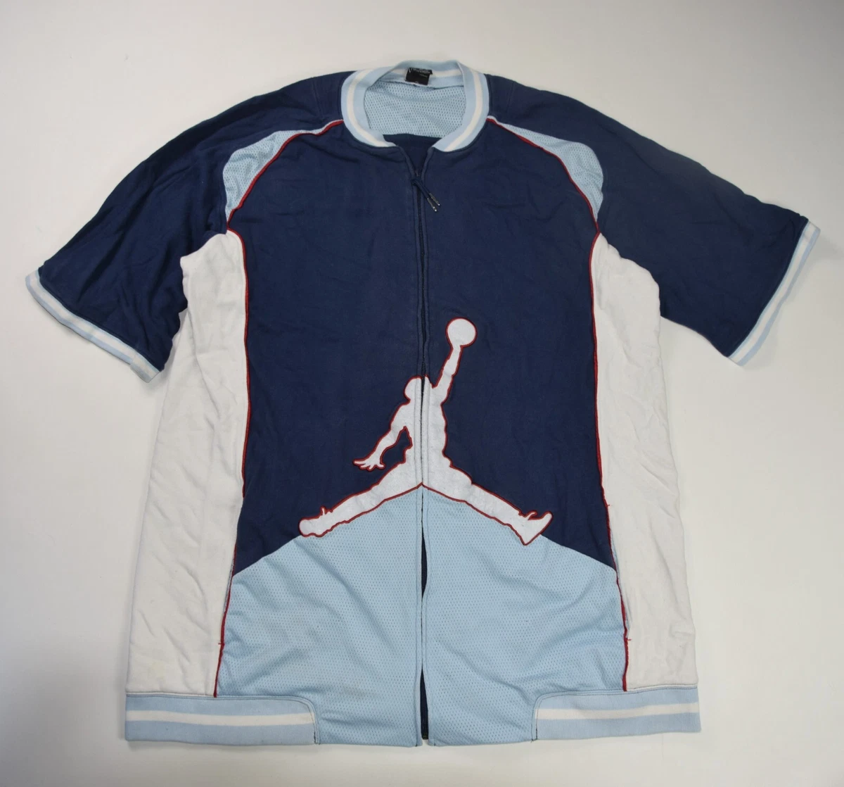Nike AIR JORDAN 20th Anniversary Big Logo 1985 2005 blue shirt 3XL BIG TALL