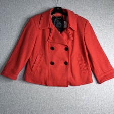 G.e.t General Equipment Technique Jacket Women’s L Double Breasted Crop Blazer