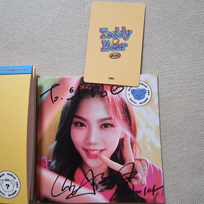 当選者限定 stayc アイサ 直筆サイン トレカ minirecord 激レア STAYC 4TH SINGLE ALBUM Teddy Bear ALBUM ISA autograph ALBUM - ISA
