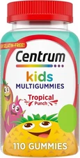 Centrum Kids Tropical Punch Natural Flavors Multivitamin Gummies - 110 Count