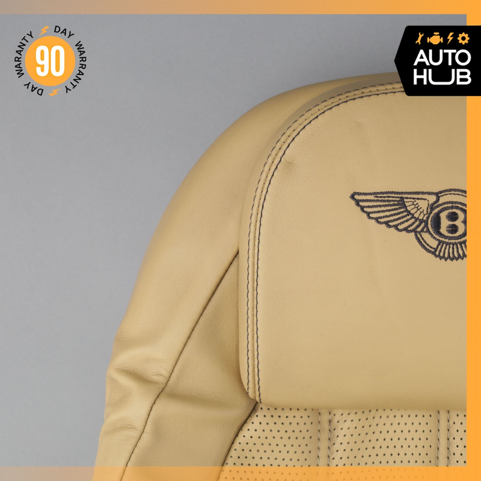 12-18 Bentley Continental GTC Convertible Rear Top Upper Seat Cushion OEM 71k