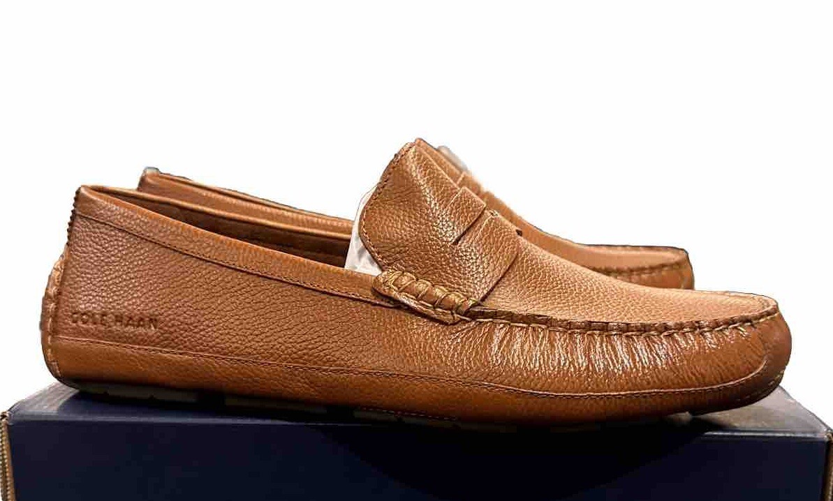 Coal Haan Leather Wyatt Penny Driver Slid In Loafer Size 8.5 Cole Haan Men main image 4
