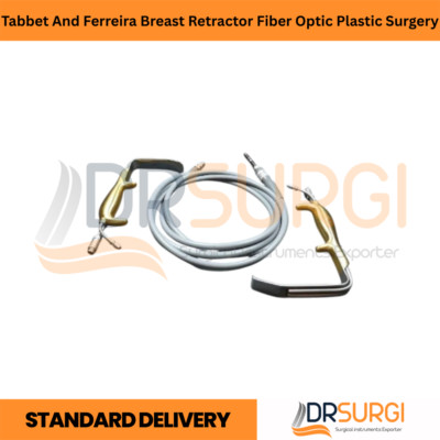 Tabbet And Ferreira Breast Retractor Fiber Optic Plastic Surgery With Cable