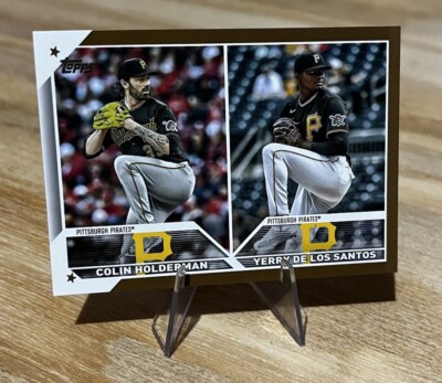Colin Holderman & Yerry De Los Santos /2023 GOLD BORDER ROOKIE COMBOS SP Topps